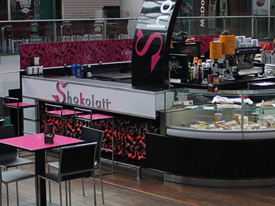 Detall del Shokolatt del centre comercial Mataró Parc